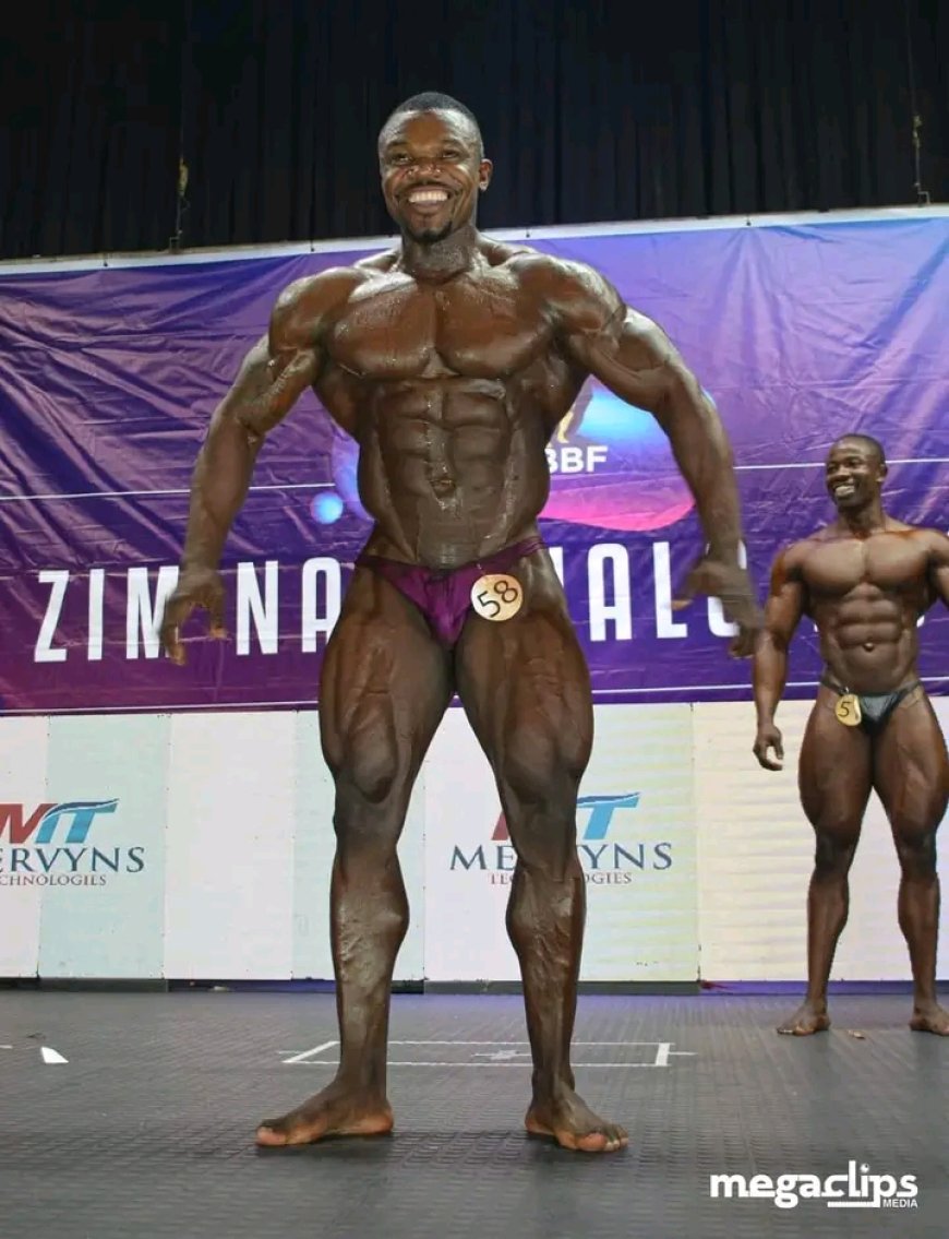 Epworth Community Champion - Gideon Teguru - Zimbabwe National Senior Men Body Building Overall Winner