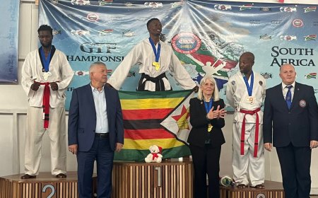 EPWORTH TAEKWON-DO STARS SHINES IN SOUTH AFRICA
